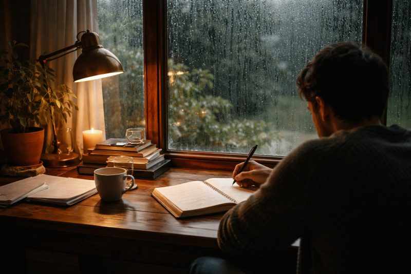 rainy day in berkshire